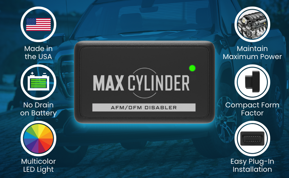 Max Rpm Cylinder Max Cylinder AFM/DFM Disabler for Chevy Silverado 5.3 and other GM